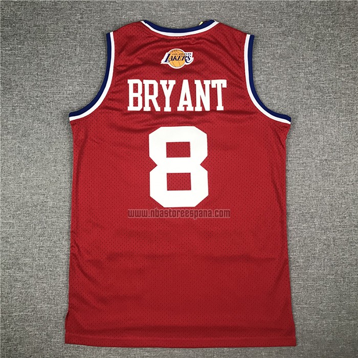 Camiseta All Star 2003 Kobe Bryant NO 8 Hardwood Classics Rojo